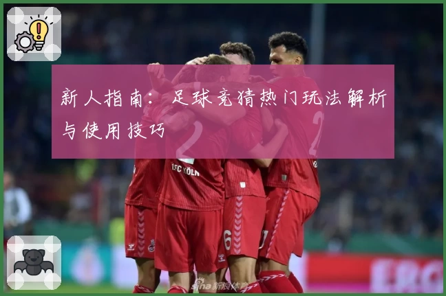 新人指南：足球竞猜热门玩法解析与使用技巧